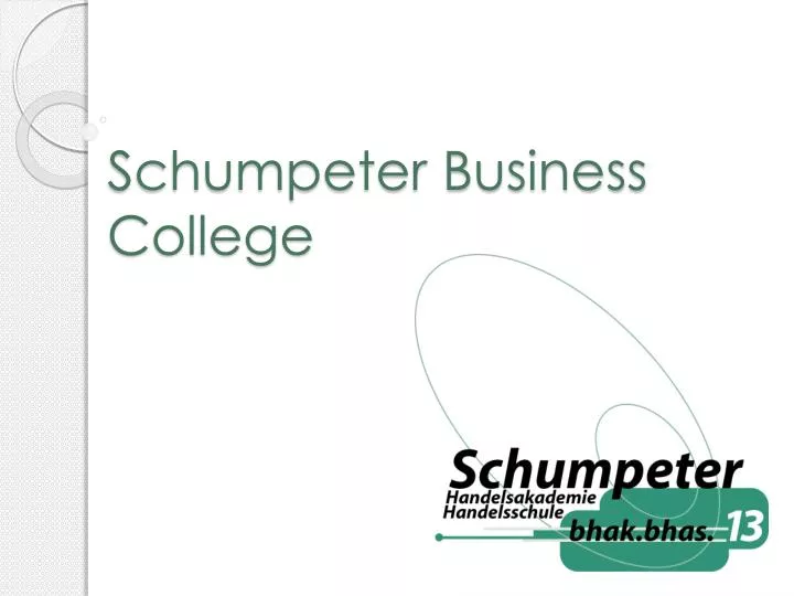 schumpeter business college