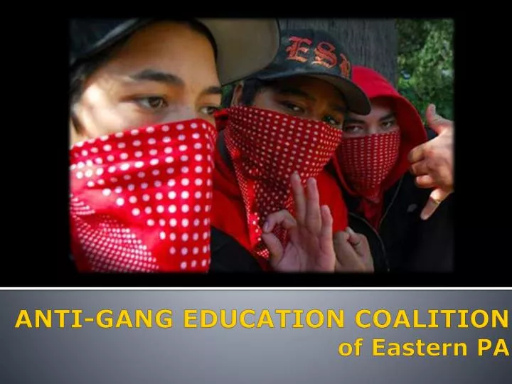 anti gang education coalition of eastern pa