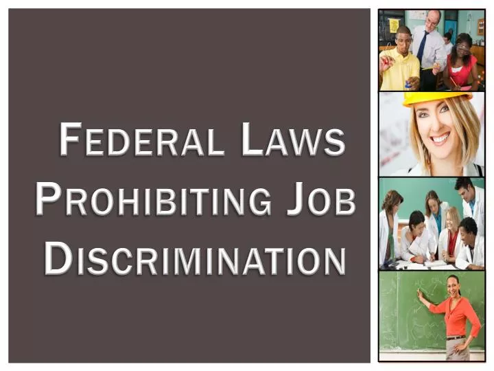 federal laws prohibiting job discrimination