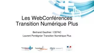 les webconf rences transition num rique plus