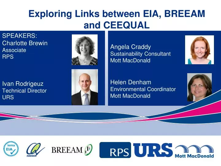 exploring links between eia breeam and ceequal