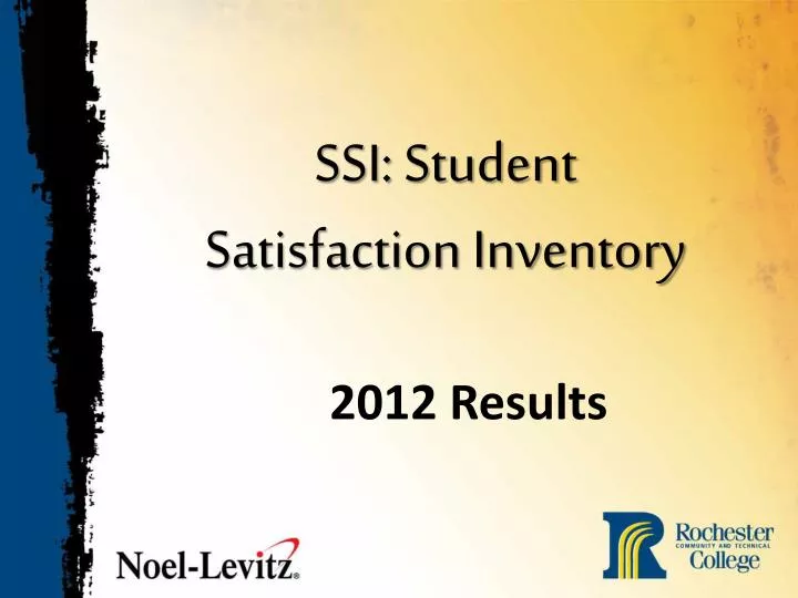 ssi student satisfaction inventory