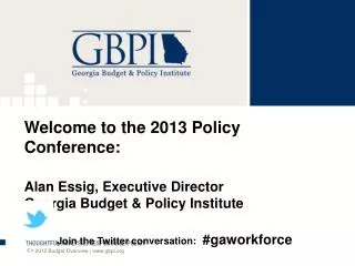 FY 2012 Budget Overview | www.gbpi.org