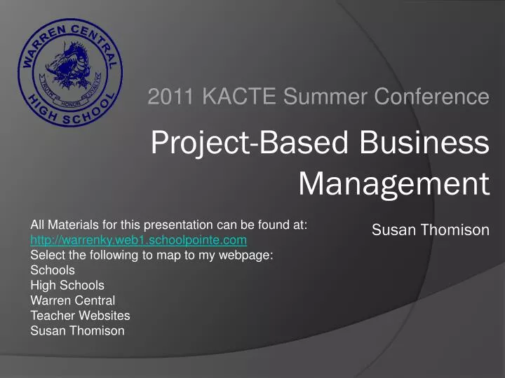 2011 kacte summer conference