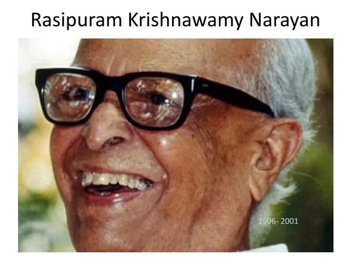 rasipuram krishnawamy narayan