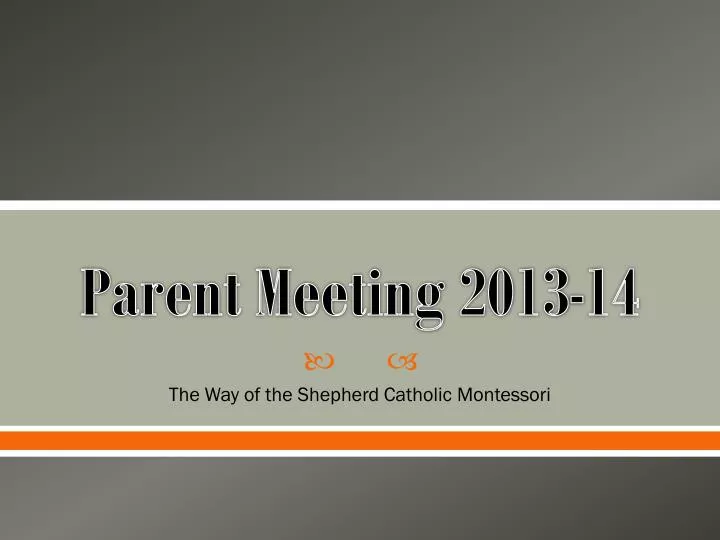 parent meeting 2013 14
