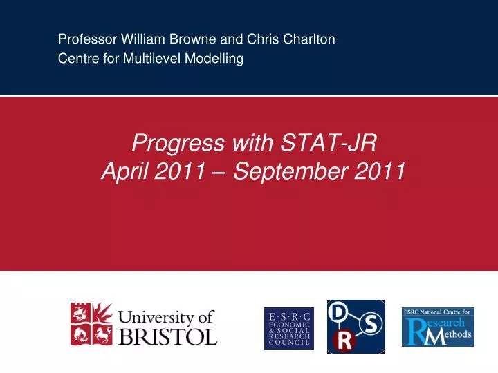 professor william browne and chris charlton centre for multilevel modelling