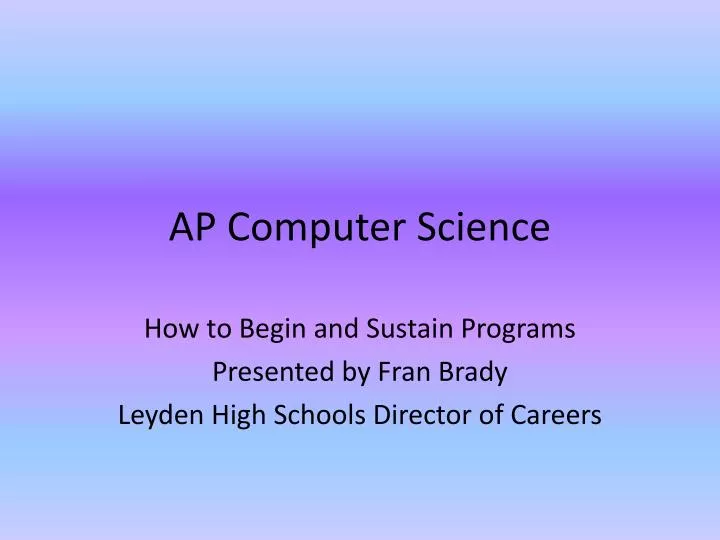ap computer science