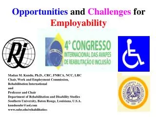 Opportunities and Challenges for Employability