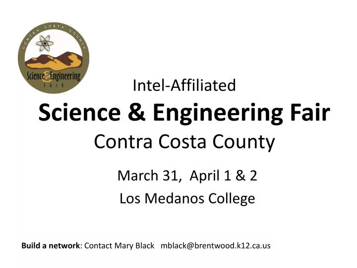 intel affiliated science engineering fair contra costa county