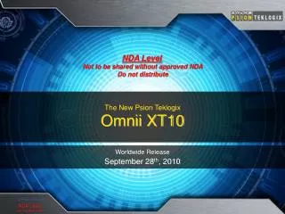 The New Psion Teklogix Omnii XT10