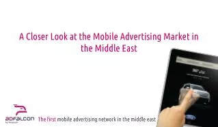 The first mobile advertising network in the middle east