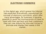 Enhancing Business through Electronic Commerce - slide 1