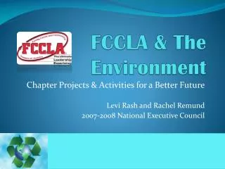 FCCLA &amp; The Environment