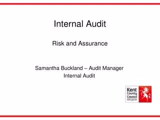 Internal Audit Risk and Assurance