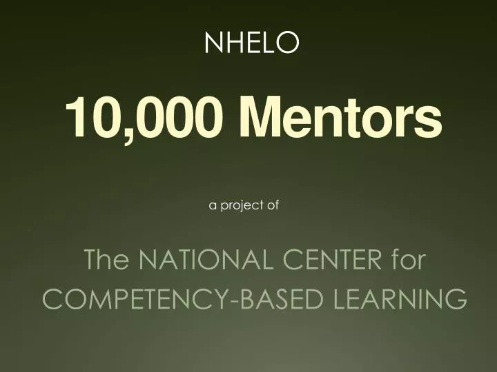 10 000 mentors