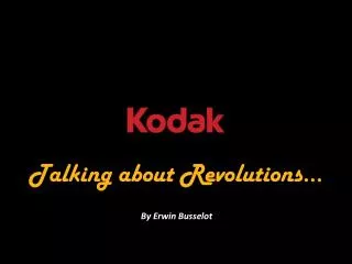 Talking about Revolutions...