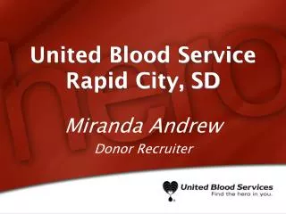 United Blood Service Rapid City, SD