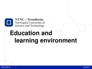 Education and learning environment