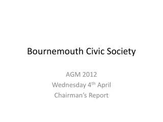 Bournemouth Civic Society