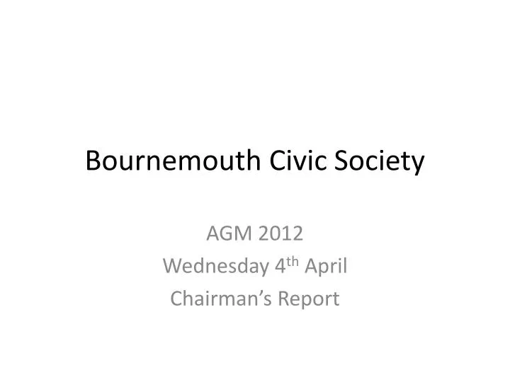 bournemouth civic society