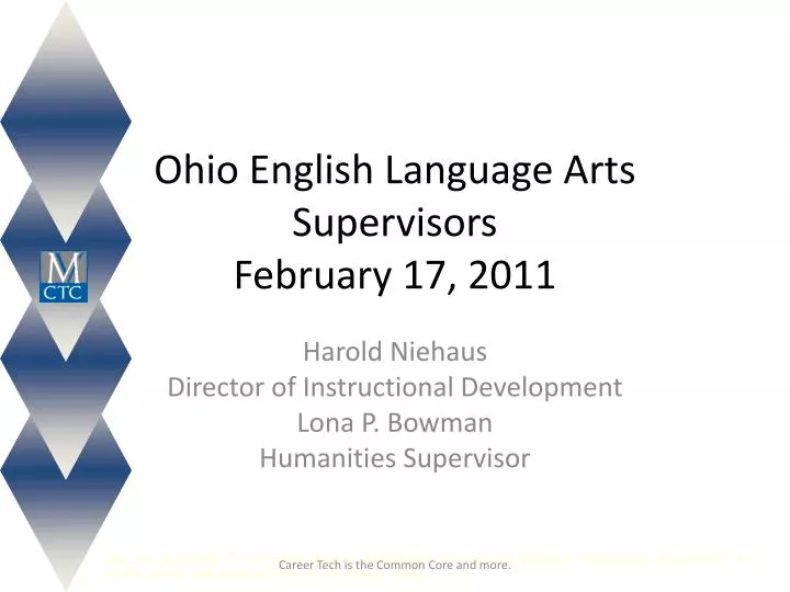 ohio english language arts supervisors february 17 2011