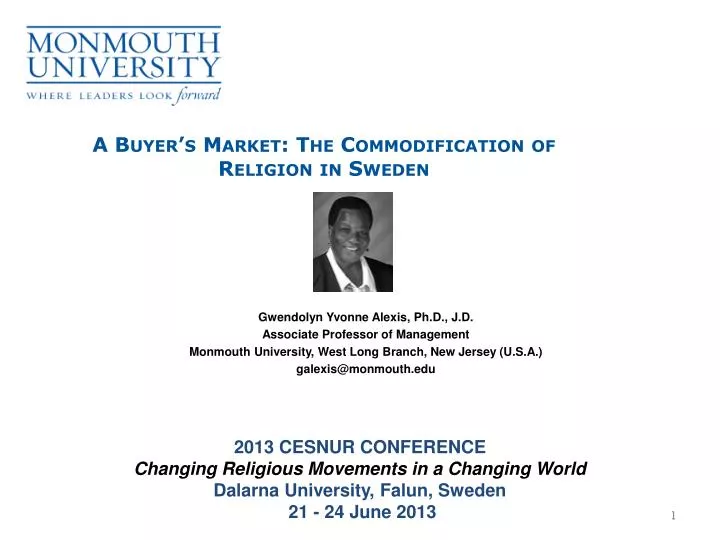 a buyer s market the commodification of religion in sweden