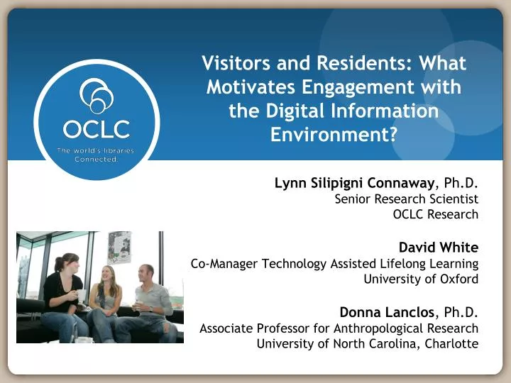visitors and residents what motivates engagement with the digital information environment