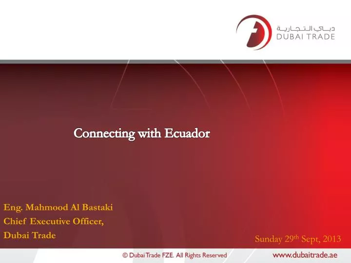 connecting with ecuador