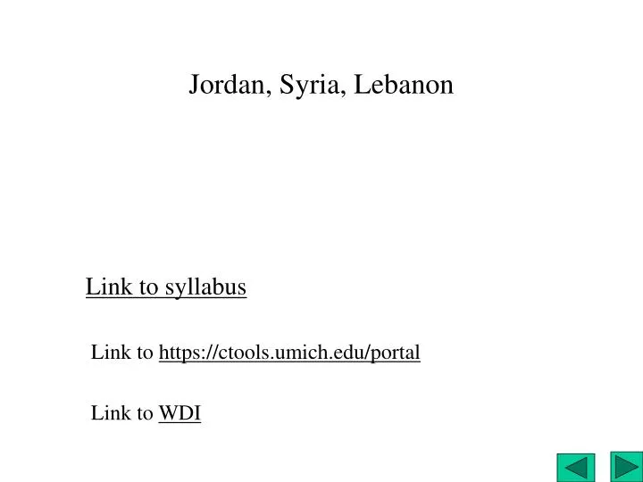 jordan syria lebanon