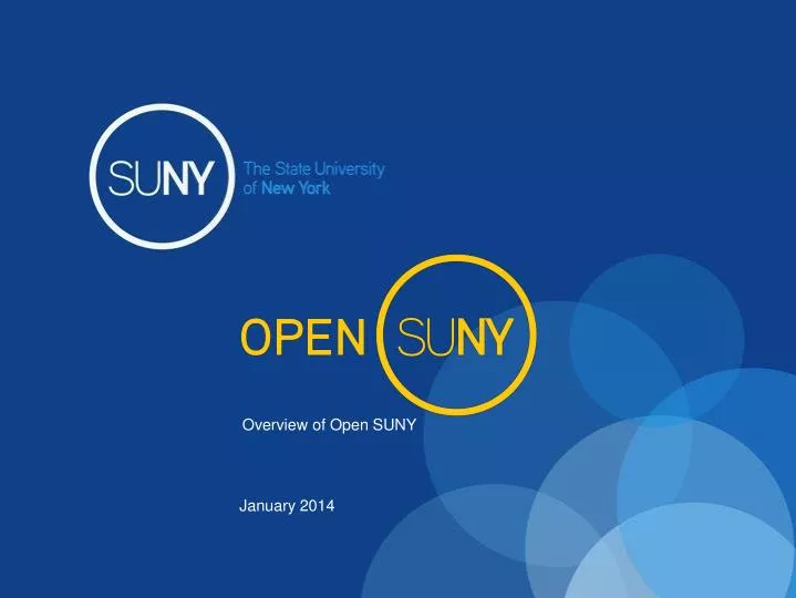 overview of open suny