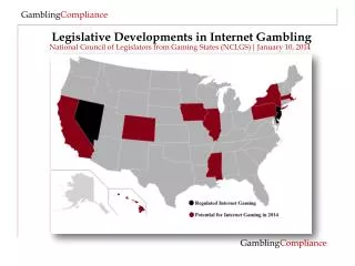 Legislative Developments in Internet Gambling