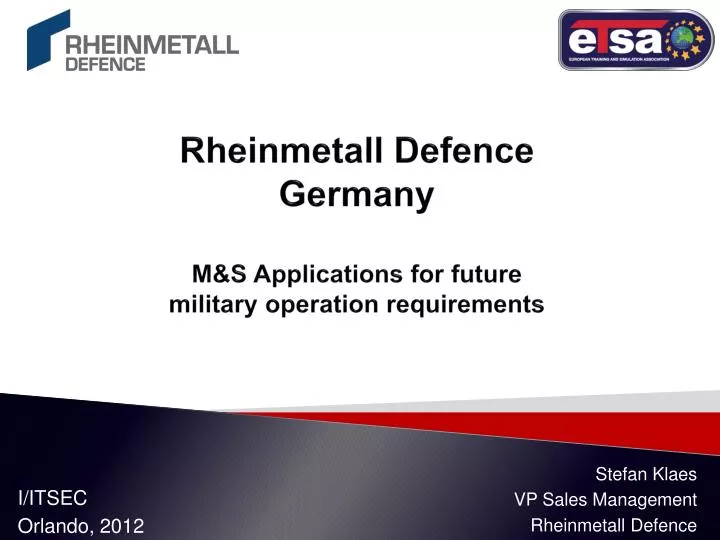 rheinmetall defence germany m s applications for future military operation requirements