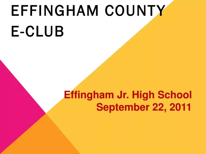 effingham county e club