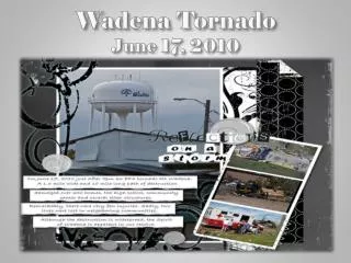 Wadena Tornado June 17, 2010