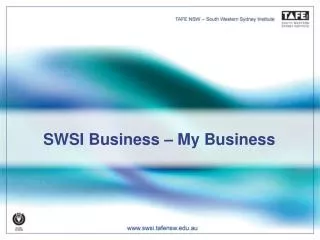 SWSI Business – My Business