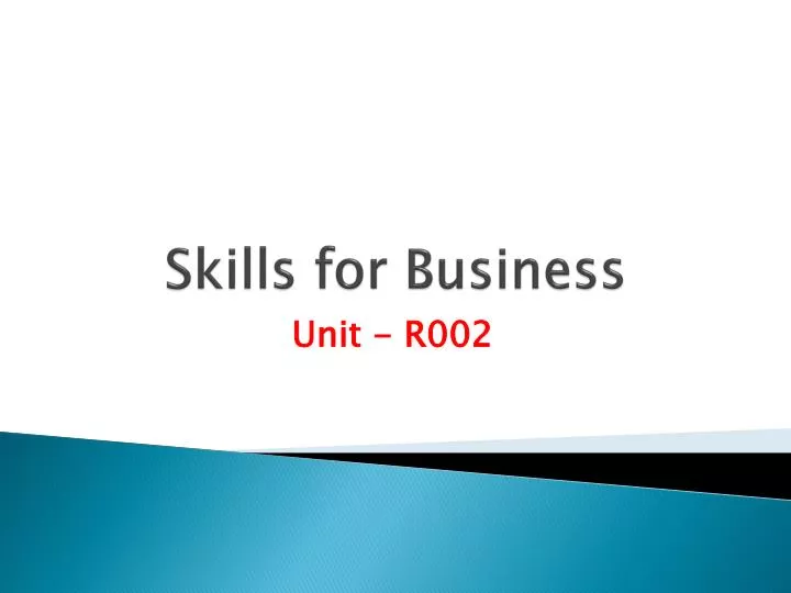 skills for business