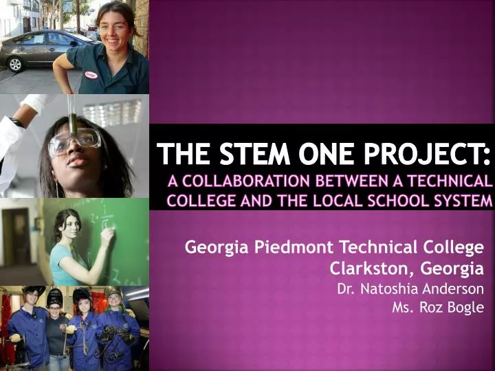 the stem one project a collaboration between a technical college and the local school system