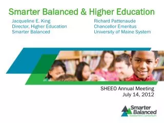 Smarter Balanced &amp; Higher Education