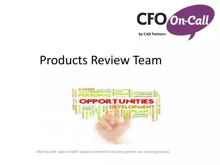 products review team