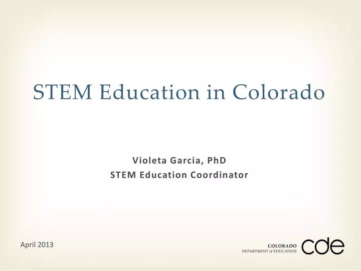 stem education in colorado