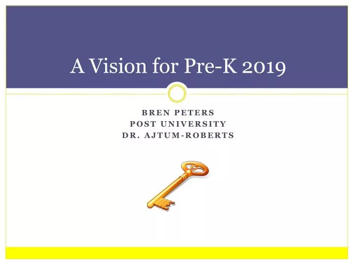 a vision for pre k 2019