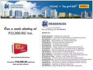 Earn unlimited extra income... As much as P10,000.00 awaits you when you refer a friend..