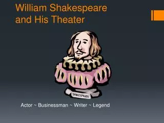 William Shakespeare and His Theater