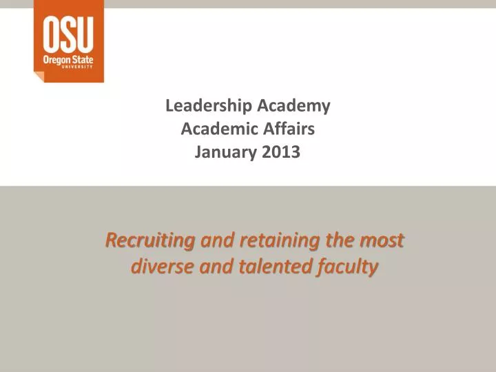 leadership academy academic affairs january 2013