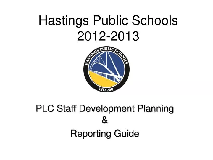 hastings public schools 2012 2013