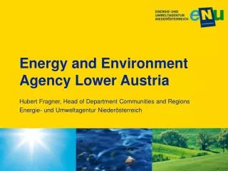 Energy and Environment Agency Lower Austria