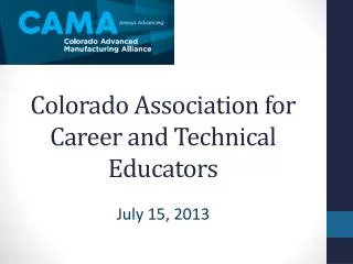 Colorado Association for Career and Technical Educators