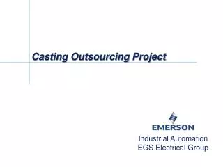 Casting Outsourcing Project