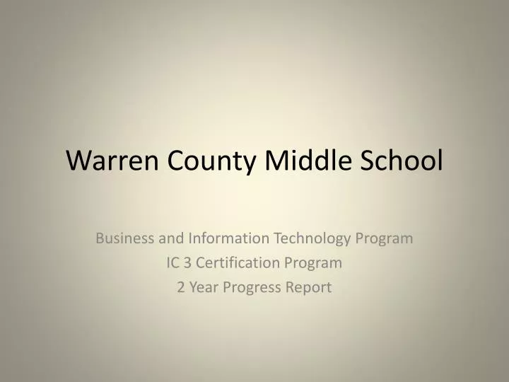 warren county middle school